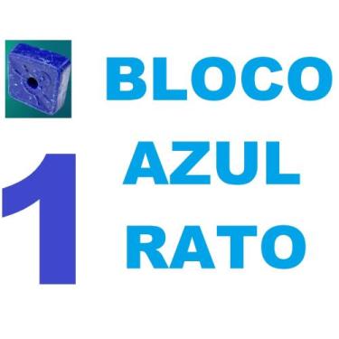Imagem de Isca para Rato Kelldrin Bloco Extrusado com 20gr Azul Quadrado