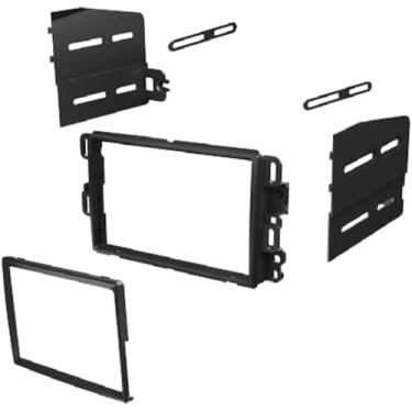 Imagem de Kit de painel de instalação de rádio estéreo para carro Double Din - Feito para Buick: 2008-2012 Enclave, 2006-2011 Lucerna; Feito para Chevrolet: Captiva Sport 2012-2015, Equinox 2007-2009, 2009-2012