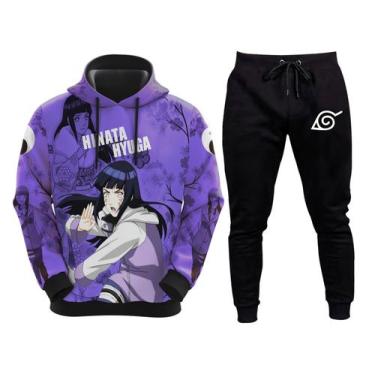 Imagem de Kit Conjunto De Moletom Blusa E Calça Naruto Anime Escolha Personagem 