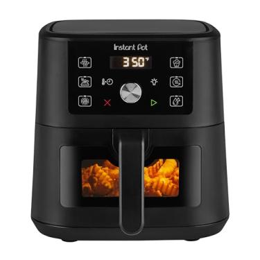 Imagem de Instant Pot 4QT VORTEX Plus Mini fritadeira de ar 6 em 1, fritar ao ar, assar, assar, desidratar ou reaquecer, preto, 4 quartos de galão