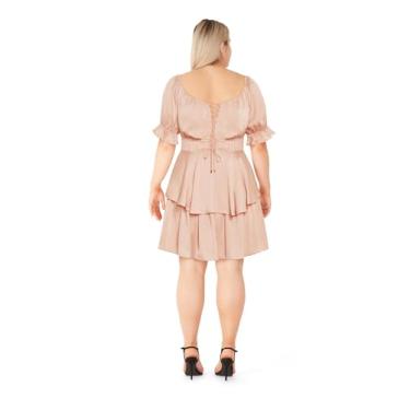 Imagem de City Chic Vestido feminino plus size - Alaya, rosa, 50