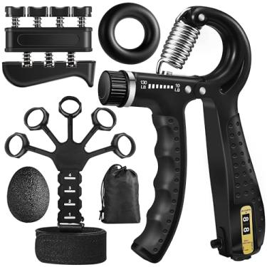 Imagem de TADAKAZU Grip Strength Trainer Kit Adjustable Resistance Hand Gripper (2 Pack)