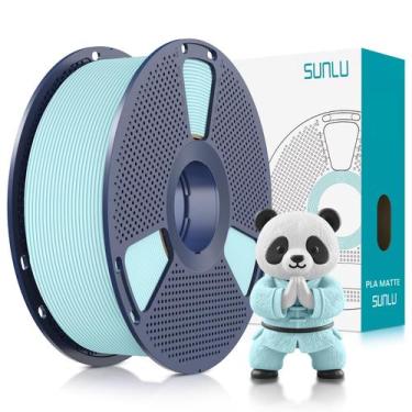 Imagem de Filamento de impressora 3D SUNLU PLA Matte 1,75 mm, bobina de 1 kg