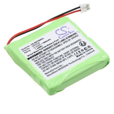 Imagem de 600mAh Telefone sem fio Bateria de substituição, Compatível com DECT TX-D7400,TX-D7750