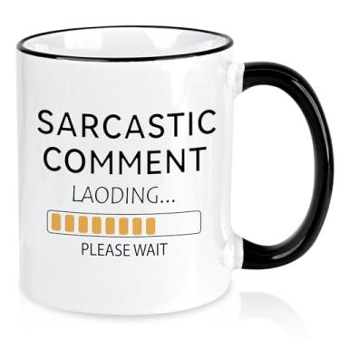 Imagem de Slugeren Presentes engraçados para colegas de trabalho, comentários sarcásticos carregando caneca de café, presentes sarcásticos para homens, mulheres, chefe colega de trabalho, presente de