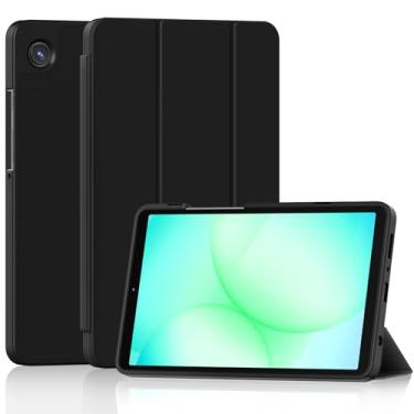 Imagem de Capa totalmente nova para Galaxy Tab A9+/A9 Plus 11 polegadas 2023, suporte de três dobras leve de ângulo duplo DJ&RPPQ com capa traseira de TPU macio para tablet Tab A9 Plus (SM-X210/X216/X218
