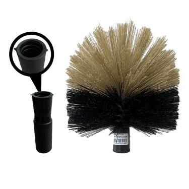 Imagem de Vassoura Limpa Teto Bola Para Forro Gesso E Cantos SEM CABO COM PROLONGADOR Adaptador Tira Pó Poeira Espanador Vasculho