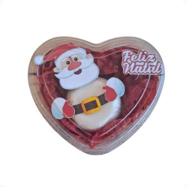 Imagem de Presente Sabonete No Coração Transparente Papai Noel - Abelha Rainha