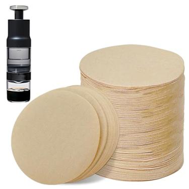 Imagem de Filtros de café compatíveis com OXO Rapid Brewer, 500 peças de papel de filtro redondo descartável para cafeteira OXO Cold Brew