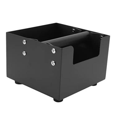 Imagem de ZAWELIYO Caixa de Batida de café de Aço Inoxidável Design de Gaveta Removível Durável para Cafeteira Com Leite e chá, Redução de Ruído para Cozinha de Escritório, 6,3 X 6,3 X 4,7 pol.