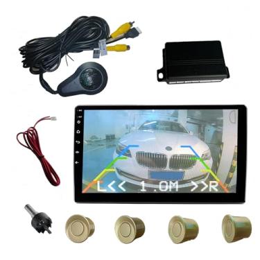 Imagem de SANDETOUN Kit de sensor de estacionamento kit de sensor de reserva sensor reverso para carro 18 opções de cores para sondas ajustável alarme volume profissional sensor de reversa para carro assistente