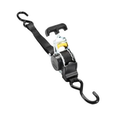 Imagem de Ioensy Cinta de catraca retrátil com retração automática, fita de amarração prática e fácil de retrair para fixação de motocicletas.