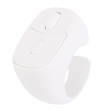 Imagem de VBESTLIFE Anel de Rolagem TikTok, Controle Remoto Bluetooth Sem Fio TikTok, Virador de Página de Aplicativo Vestível Compatível Com IOS Android Phone Tablet (Branca)