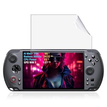 Imagem de NOUKAJU [1 unidade] Protetor de tela para GPD WIN 5, película protetora HD, dureza 6h, arranhões, anti-impressão digital, película protetora para console de jogos GPD WIN 5 (não vidro temperado)