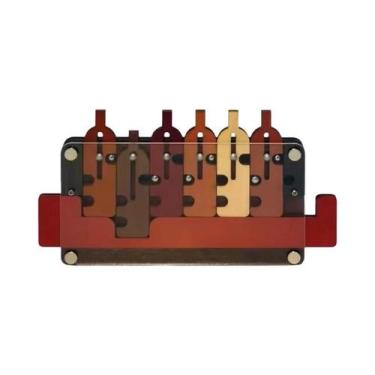 Imagem de Quebra-Cabeça De Madeira IQ Para Adultos E Crianças, Nível De Dificuld