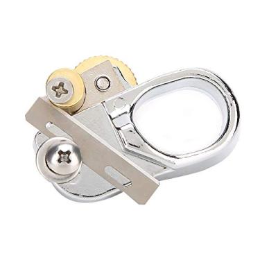 Imagem de Generic Ferramenta para Artesanato Em Couro Cortador Cromado Com 3 Lâminas Duráveis ​​para Artesanato Em Couro DIY, Perfeito para Corte de Tiras para Amadores e Profissionais Prata