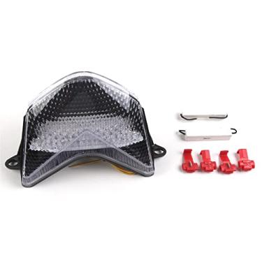 Imagem de ArashiMoto Lanterna traseira de LED Arashi para Kawasaki Ninja ZX6R 636 2005-2006, ZX10R 2006 2007, Z750S 05-06, peças de acessórios de substituição de motocicleta, luz traseira de freio, lente