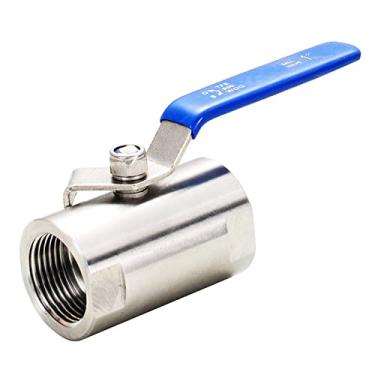 Imagem de Válvula de esfera de aço inoxidável 1/10.2 cm 3/20.3 cm 1/5.1 cm 3/10.2 cm 1 1-1/4 1-1/5.1 cm 2' fêmea 1P porta completa com válvulas esféricas de rosca de alça de interruptor (meio aço, DN50)