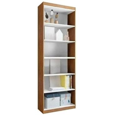 Imagem de Estante livreiro organizador multiuso armario multifuncional prateleiras 6 nichos Adequado para quartos infantis, quartos de dormir, salas de estar e escritórios