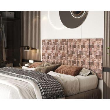 Imagem de Painel Cabeceira Box Queen Lisa 1,60 Diamante Cores - JM Casa dos Móve