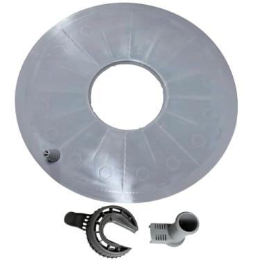 Imagem de 5304518968 Suporte de braço de pulverização inferior para lava-louças, filtro de drenagem 5304506518 e 5304506525 substituição de filtro de lava-louças para máquina de lavar louça Frigidaire Crosley