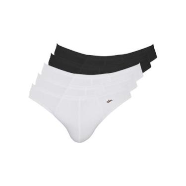 Imagem de Kit com 5 Cuecas Slip Zorba 772 Colorido, Branco, M