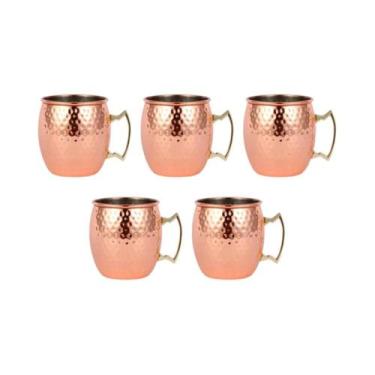 Imagem de Canecas De Aço Inoxidável Moscow Mule 500ML 1-6PCS Copos Para Cerveja 