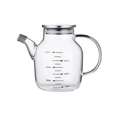 Imagem de Garrafas de óleo de oliva, vinagre de óleo, garrafa de vidro, dispensador de óleo de fritura, portátil, cozinha, adequado para casa, cozinha, restaurante, lecythus (grande)