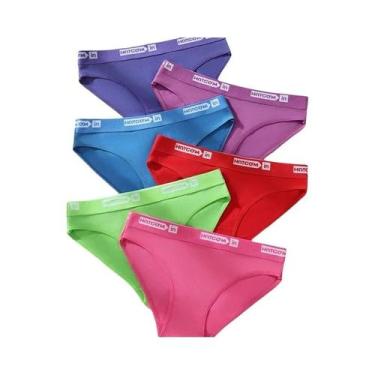 Imagem de Calcinhas De Algodão Pretas Para Mulheres 6 Peças Sexy Respirável Ling