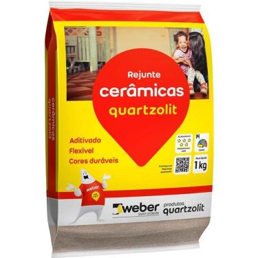 Imagem de Rejunte Quartzolit 1Kg - MARROM TABACO