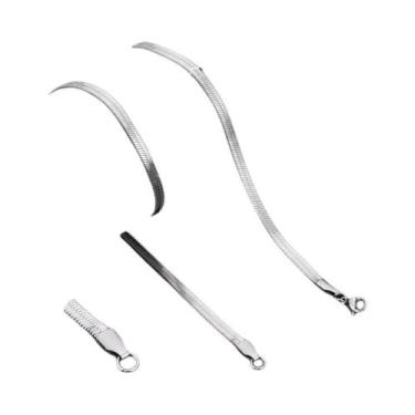 Imagem de Colar de Cobra em Aço Inoxidável Dourado (40-60cm) - Masculino e Femin