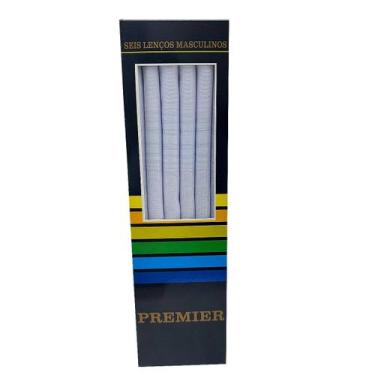 Imagem de Lenços Masculinos De Bolso 39cm 100 Algodão 6 Unidades - Presidente, B