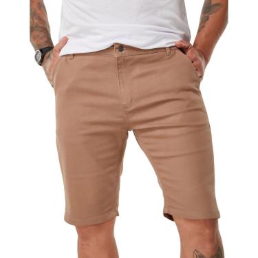 Imagem de Bermuda Jeans Masculina Slim Resistente Com Elastano-Masculino