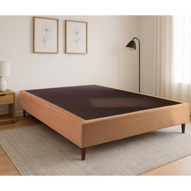 Imagem de Base Box Casal 138x188x38cm Luana Multimóveis Cr35378 Castor