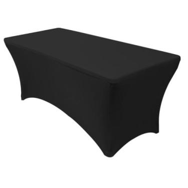 Imagem de Capa Spandex para Mesa 1,83m x 75cm Preta Duratec