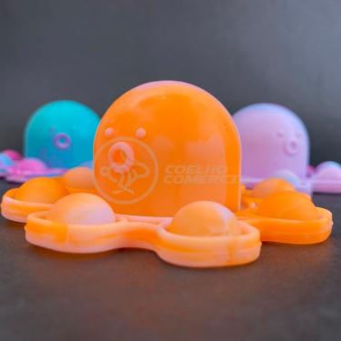 Imagem de Chaveiro Polvo Reversível Pop It Anti Stress Apertar Tiktok