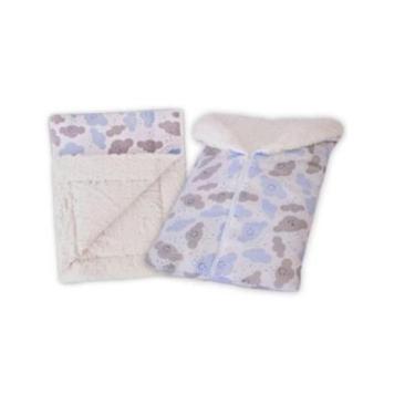 Imagem de Saco De Dormir Para Bebê Com Manta Sherpa Recém Nascido - Marli Baby E