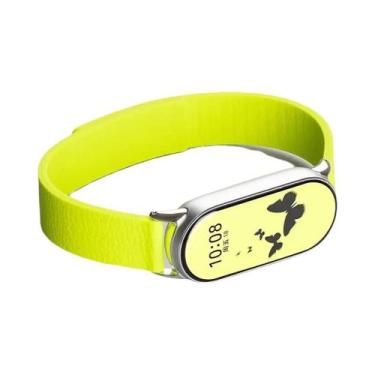 Imagem de Pulseira De Silicone Com Padrão De Lichia Para Xiaomi Mi Band 10 9 8, 