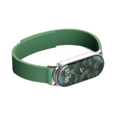 Imagem de Pulseira De Silicone Com Padrão De Lichia Para Xiaomi Mi Band 10 9 8, 