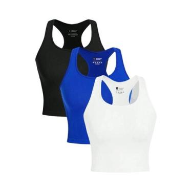 Imagem de Colete Feminino Sem Mangas Para Fitness, Corrida E Esportes, Top De Gi