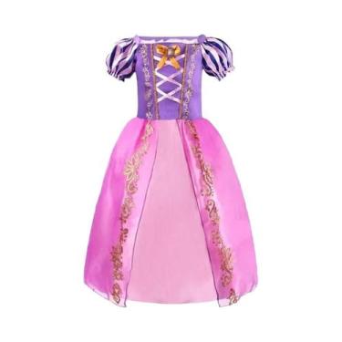 Imagem de Vestidos de Princesa para Meninas - Rapunzel, Cinderela, Bela - Festa 