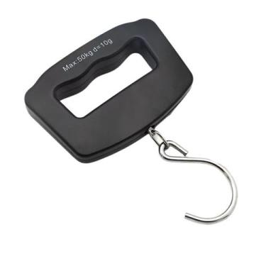 Imagem de Balanças de bagagem suspensas digitais, gancho de aço inoxidável, 50 k