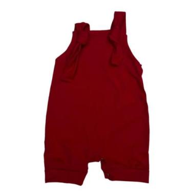 Imagem de Jardineira Verão Bebê Macacão Curto de Bebe Infantil P M G 1 - Mali Ar