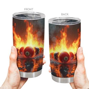 Imagem de Caneca de café Tumbler Oasisdream 600mL de aço inoxidável