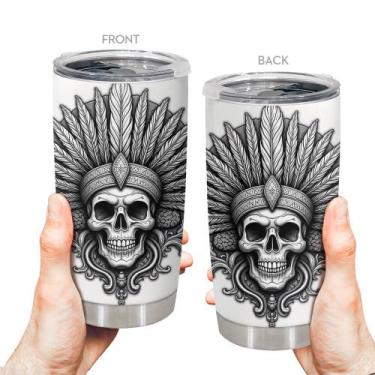 Imagem de Caneca Tumbler Oasisdream de aço inoxidável 600 ml com estampa de cave