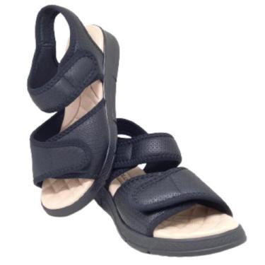 Imagem de Papete Piccadilly Feminina Ortopédica Esporão Confortável, Preto, 36