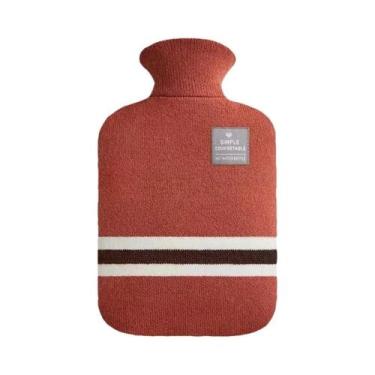 Imagem de Garrafa Térmica De Grande Capacidade 1/2L Com Capa Tricotada Para Aque