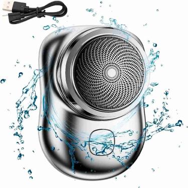 Imagem de Mini Barbeador Elétrico Portátil Recarregável – Compacto, Prático E à Prova D’água