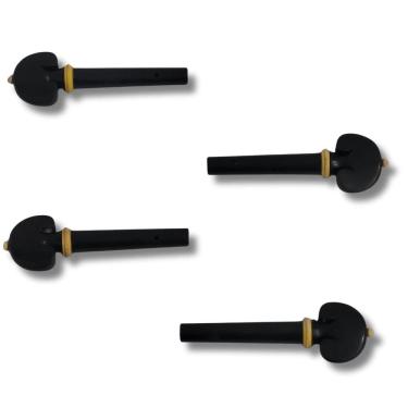 Imagem de Cravelha Violino Ebano Wood Zellmer Kit Com 4