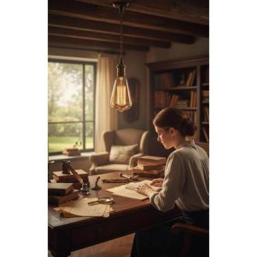 Imagem de Lâmpada Filamento Carbono ST64 40W Branco Quente E27 - Congratulations